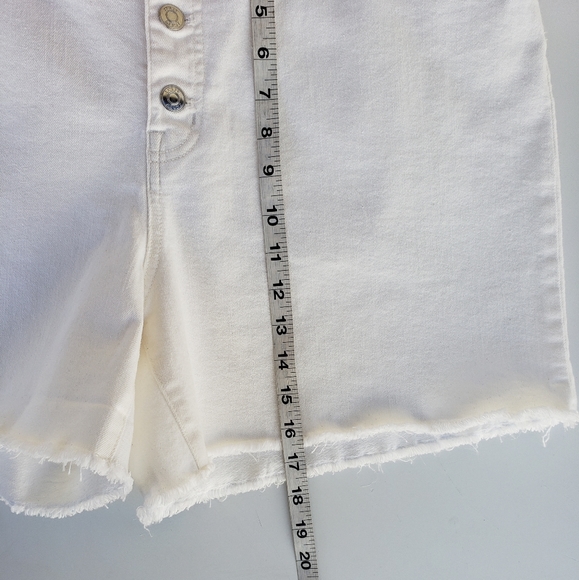 J. Crew High-rise Denim Short Button-fly Women's Size 33 - Picture 7 of 11